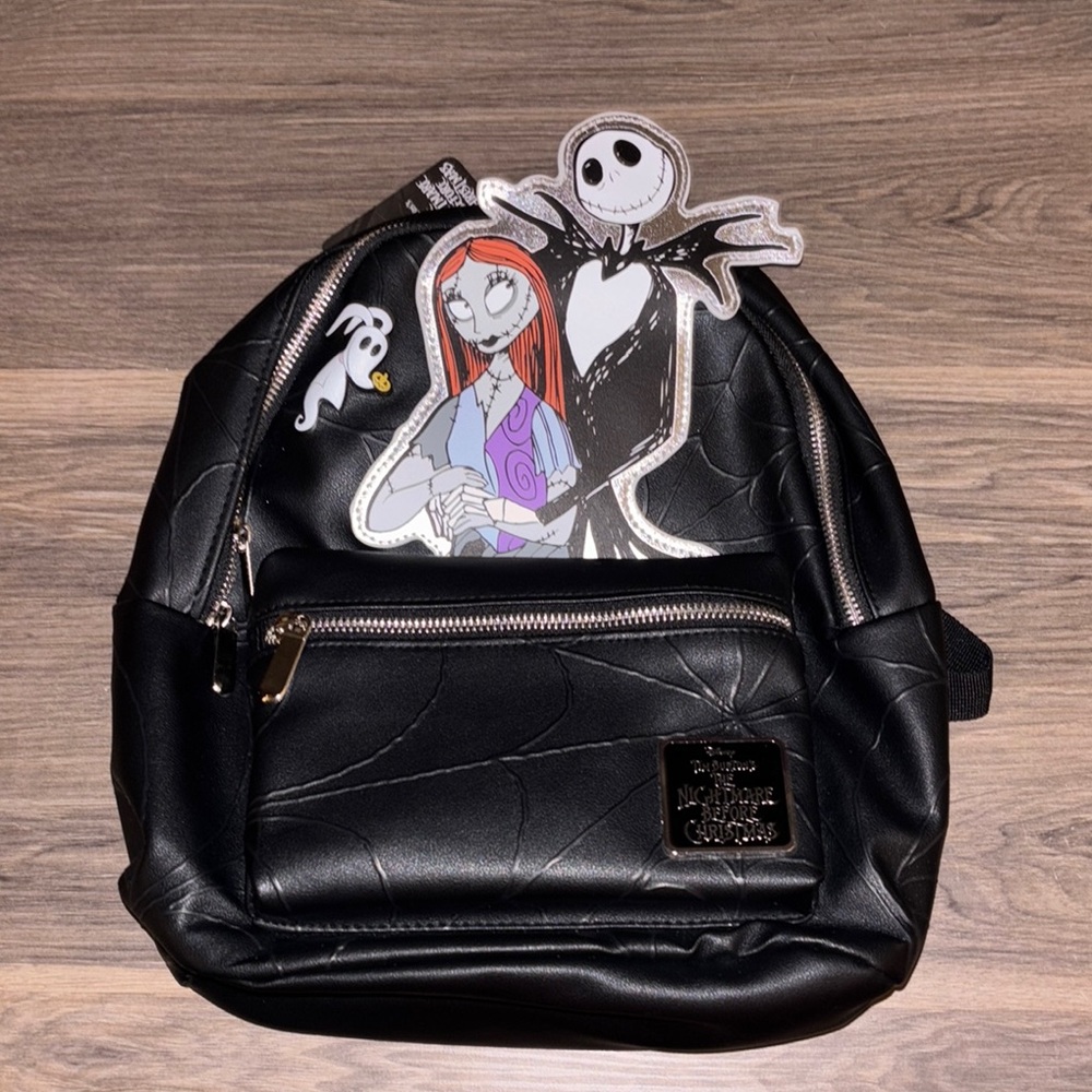 Bioworld Black Nightmare Before Christmas Backpack NWT